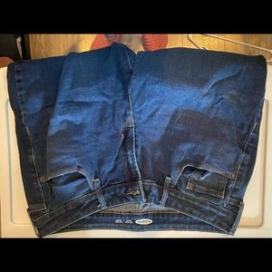 Old navy dark blue jeans